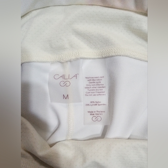 CALIA by Carrie Underwood Women's Leggings with Cream and Purple Design - Picture 4 of 5